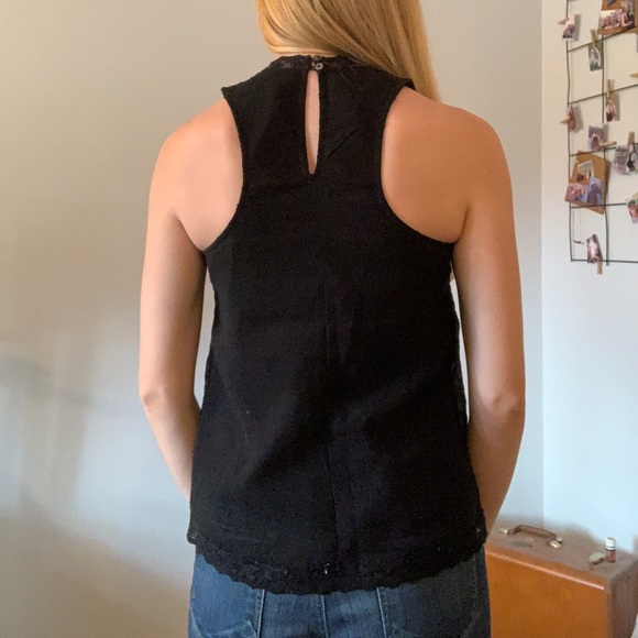 dainty black tank - Picture 2 of 5